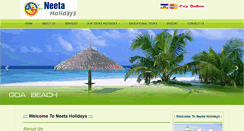 Desktop Screenshot of neetaholidaysonline.com