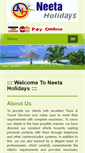 Mobile Screenshot of neetaholidaysonline.com
